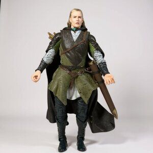 The Lord of the Rings Legolas Action Figure Toybiz 2001 INCOMPLETE